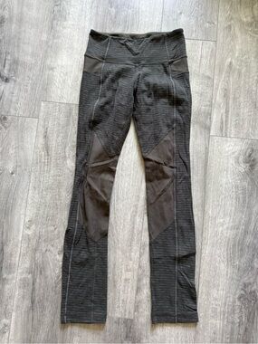 lululemon athletica Olive Textured High-Waist Leggings